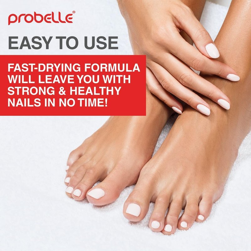 Probelle Hydrating Base Coat - Nourishing Moisturizer for Dry, Brittle Nails | Extends Polish Life & Adds Healthy Glow