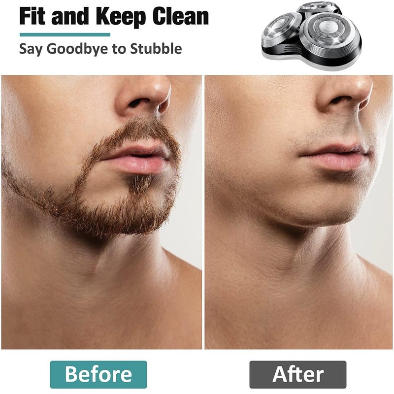 1PC SH90 Replacement Rotary Heads Compatible with Philips Norelco Shavers Series 9000,Replacement Shaver Head with Upgrade Double-Layer Precision Blades for Men's Shaving