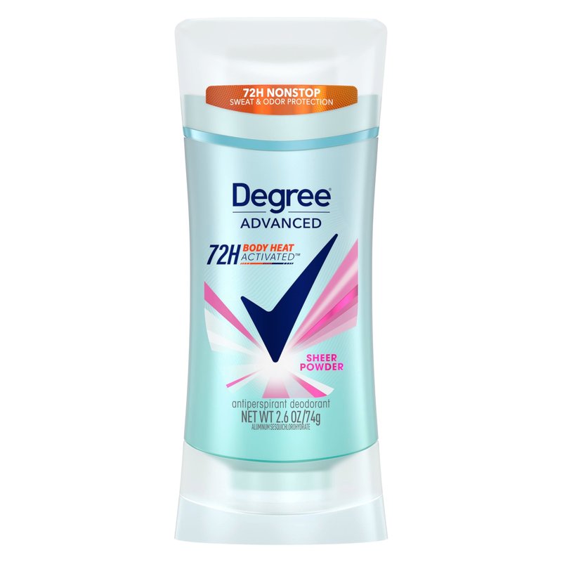 Degree Antiperspirant Deodorant Bundle with 72-Hour 2.6 oz Stress Control and Advanced Protection Sheer Powder