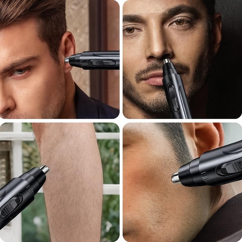 Electric Nose and Ear Hair Trimmer - Precision Grooming Tool for Men | Compact & Easy to Use