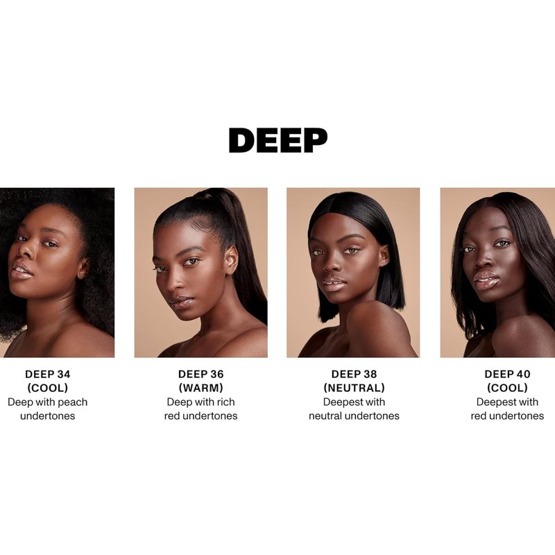 Morphe Filter Effect Concealer - Buildable Liquid Coverage with Hyaluronic Acid & Pomegranate - Deep 34 (Cool) 0.12 fl oz