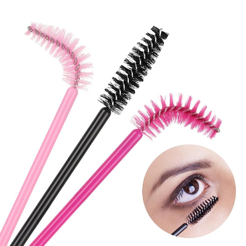 Disposable Mascara Wands - Eyelash Brush Spoolies for Extensions | 3 Colors