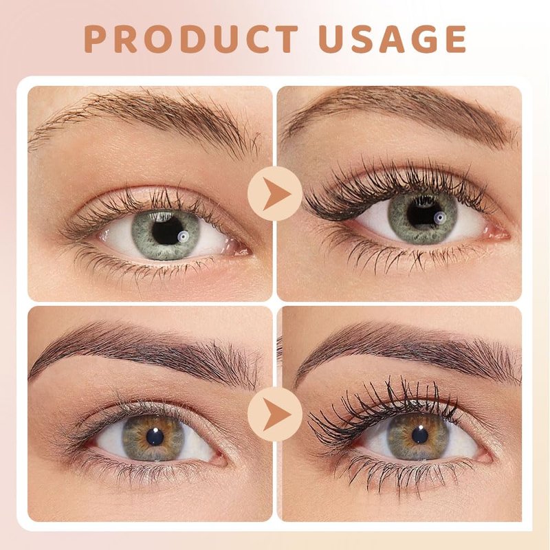 Folding Angle Scalloped Lash Brush,Mascara Brush Eyelash Comb Separator for Upper Lower Eye Lash,Foldable Curled Eyelash Brush Eye Makeup Tools (1 PCS)