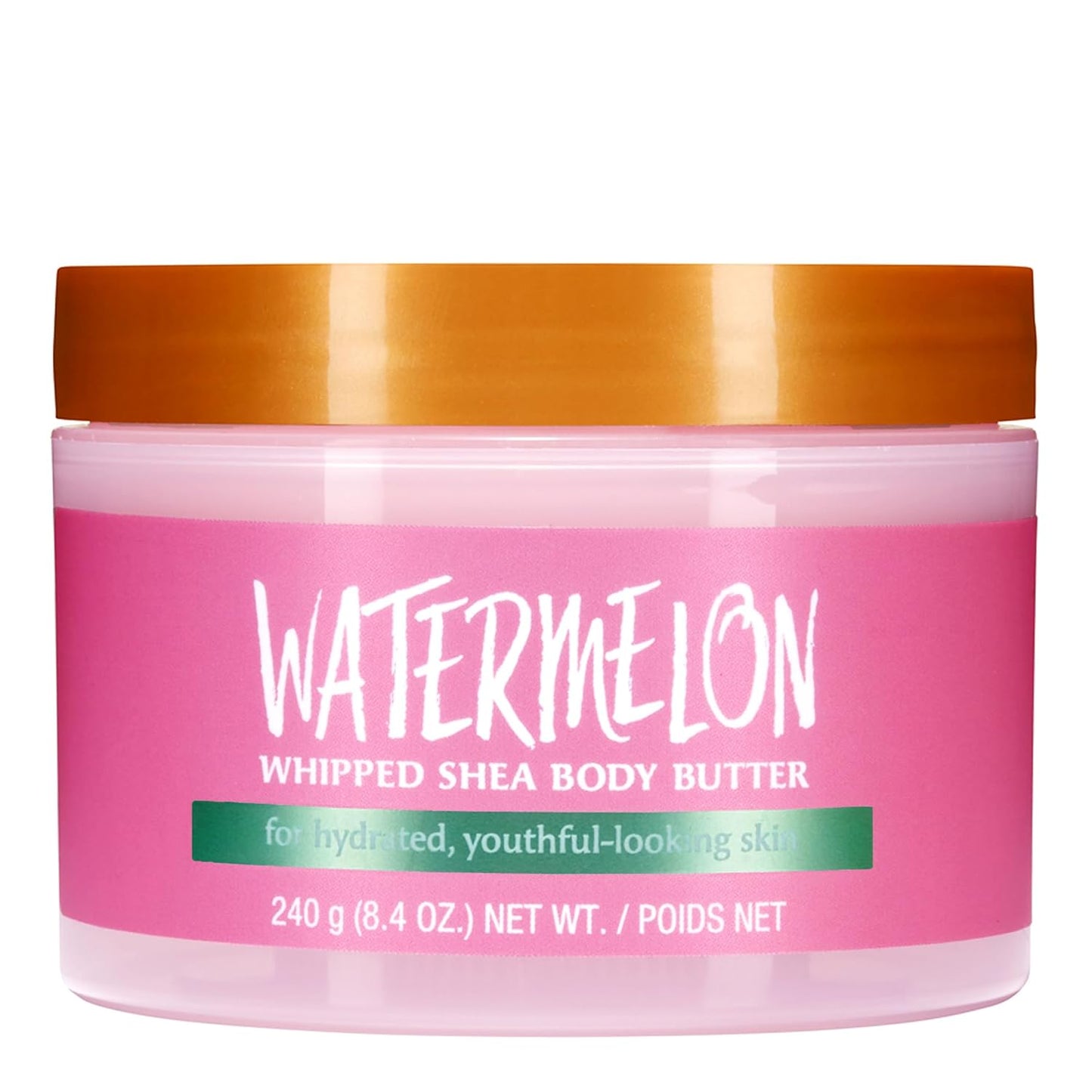 Tree Hut Watermelon Whipped Shea Body Butter - Lightweight, Hydrating 8.4oz Moisturizer for Nourishing Skin