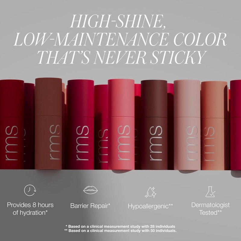 RMS Beauty Legendary Lip Oil - Hydrating Lip Gloss with Buildable Color & High Shine | 8-Hour Moisture, Organic Jojoba & Bitter Cherry Seed Oil