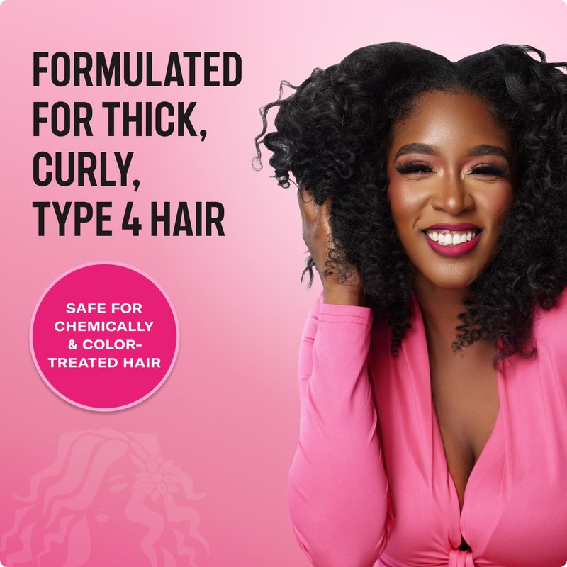 Mielle Organics Pomegranate & Honey Moisturizing and Detangling Shampoo and Conditioner for Type 4 Hair