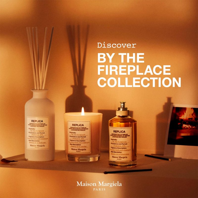 Maison Margiela - Replica By The Fireplace Eau de Toilette - Warm & Spicy Fragrance with Chestnut, Wood & Vanilla