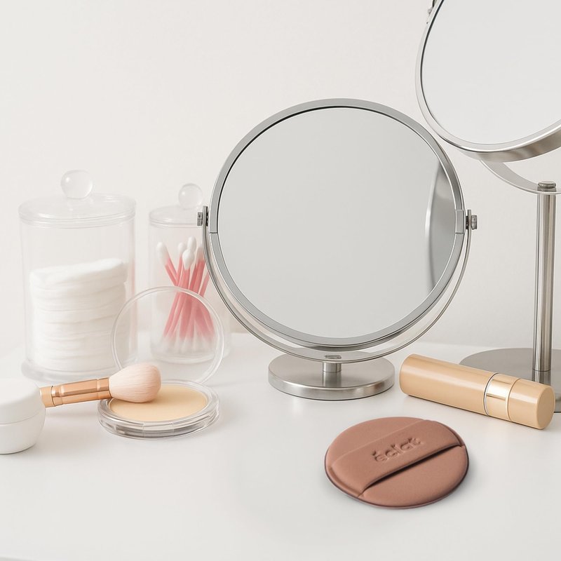 Éclat Makeup Sponge Set, 2 Pcs Air Cushion Puff, Latex-Free 100% Rubycell Blender Sponge, Wet & Dry Use for Liquid, Powder, Cream Foundation, Soft Oval Shape Professional Beauty Blending Applicators