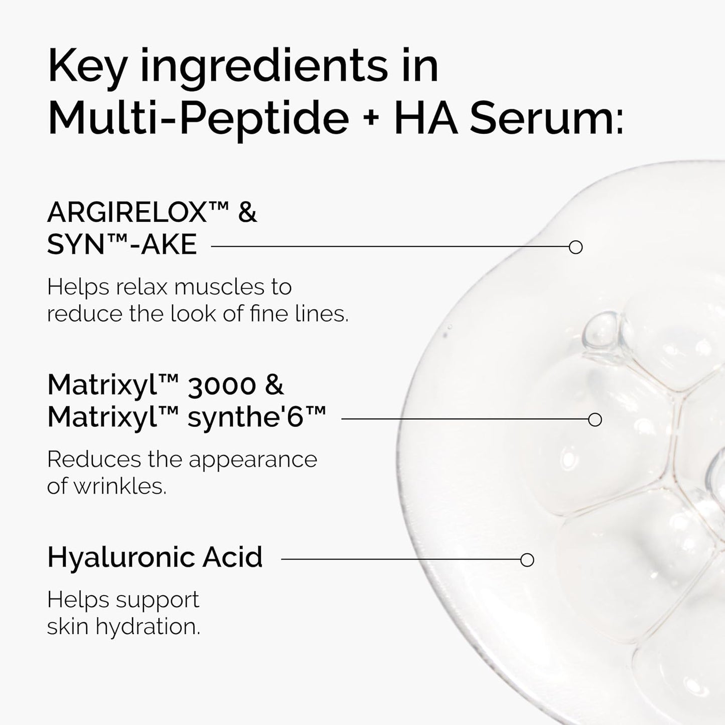 The Ordinary Multi-Peptide Serum - Anti-Aging Hyaluronic Acid for Elasticity & Firmness | 1 Fl Oz