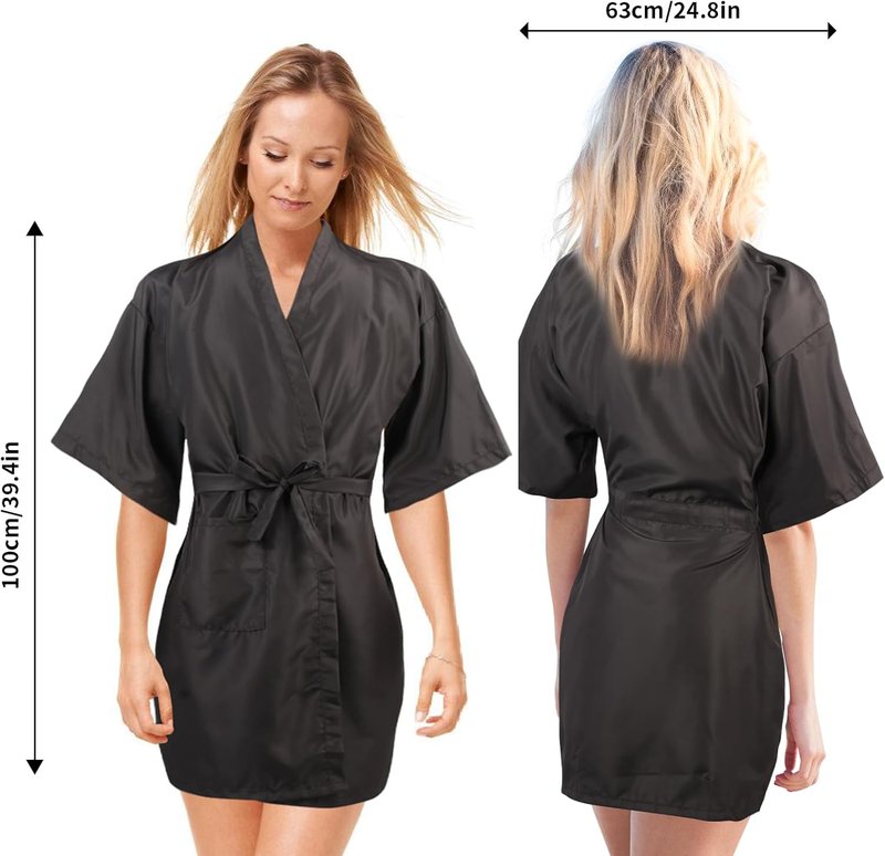Salon Client Gown - Adjustable Hair Cutting Smock Cape for Barbers & Hairstylists | Comfortable Fit