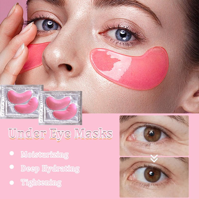 30 Pairs Eye Mask & Lip Mask,Under Eye Patches for Puffy Eyes,Lip Mask Skincare,Small Gifts,Wedding Bridesmaid Gifts,Bulk Gifts,Bachelorette Party Favors,Birthday Party Favors,Graduation Gifts