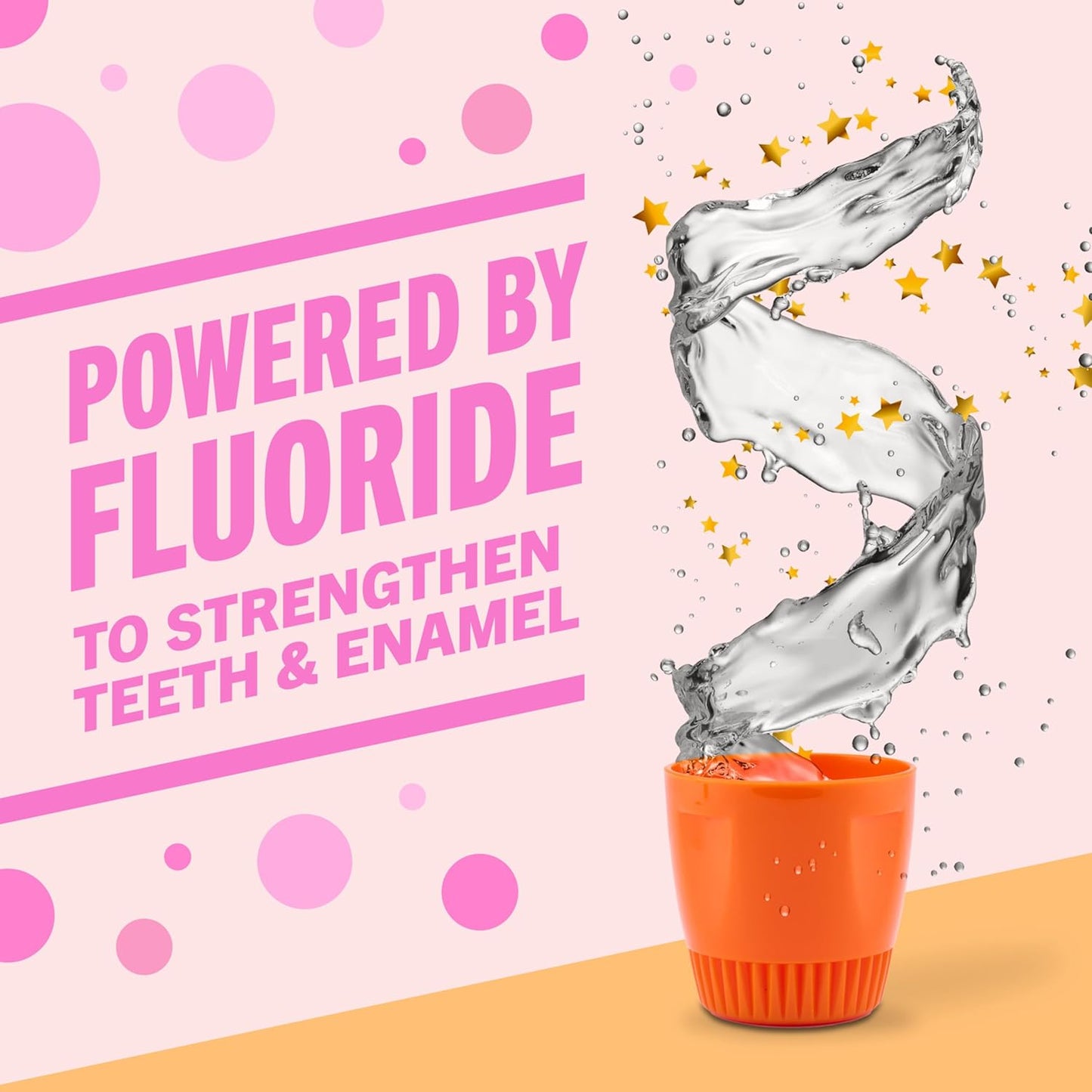 TheraBreath Kids Anticavity Fluoride Oral Rinse - Strengthens Teeth & Enamel, Alcohol & Dye Free, Bubblegum Blast Flavor, 16 Fl Oz, 2-Pack