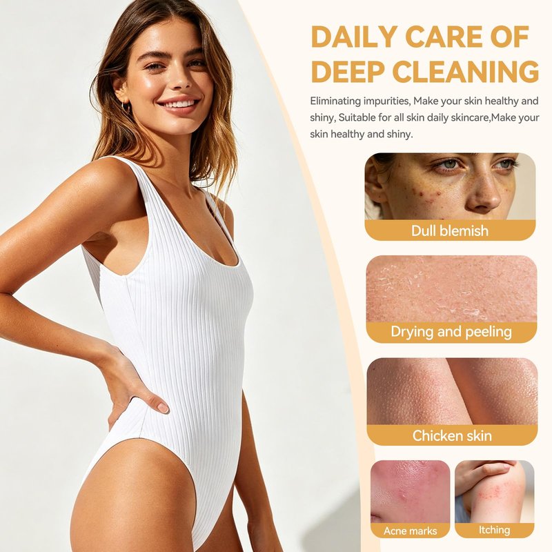 GLOBECARRY African Net Sponge Extra Long 6 Pieces,Loofah Back Scrubber for Shower, Exfoliating Washcloth & Body Scrubber