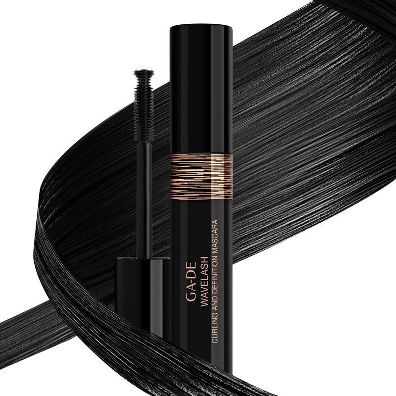 GA-DE Wavelash Curling and Definition Mascara - Instantly Thickens and Volumizes - Formulated with Wavemax for Dramatic Effect - Black - 0.49 oz