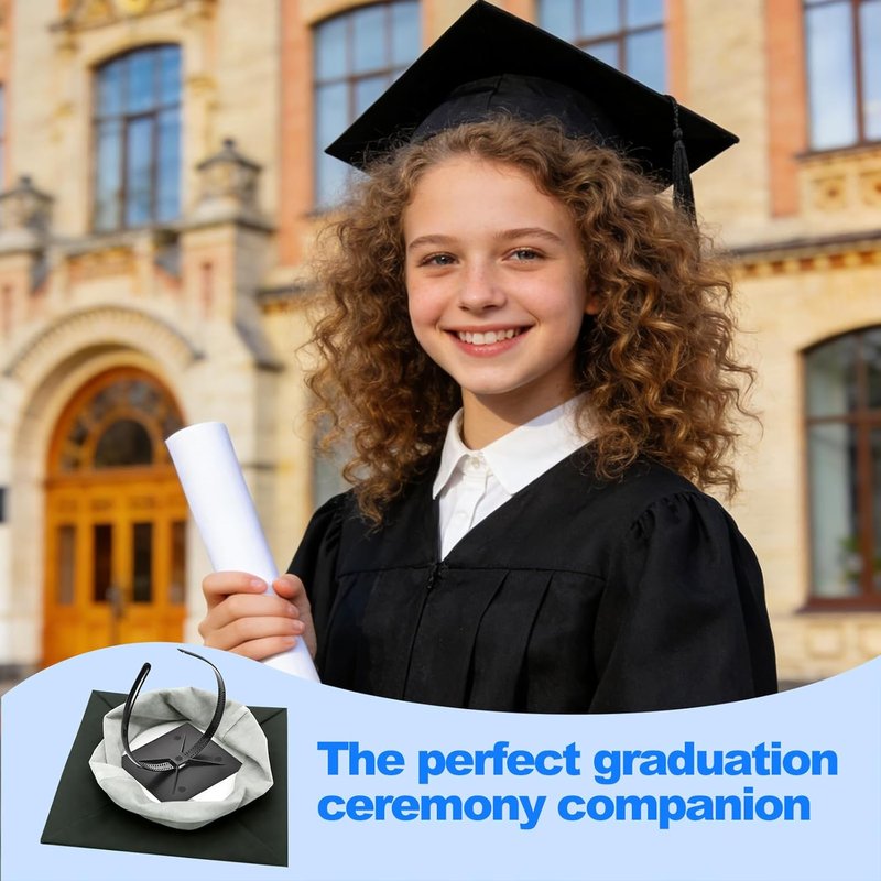 Graduation Cap Headband - Secure Hairstyle | Firm Anti-Fall Hairband for Graduates