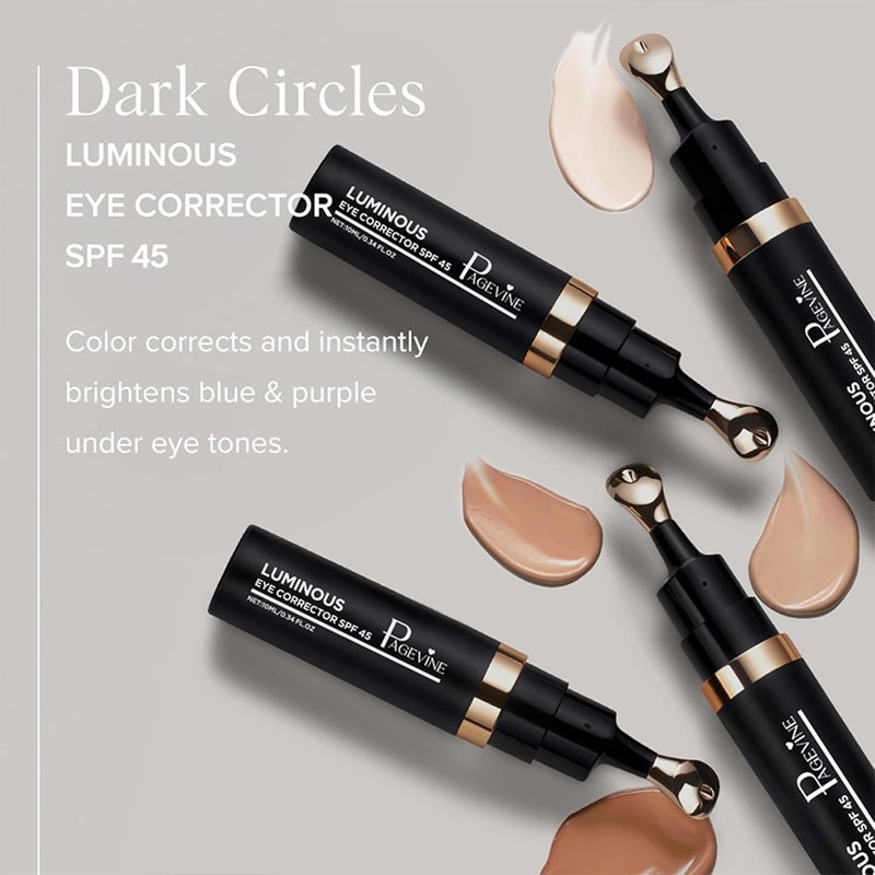 Regine Switzerland Eye Perfector SPF 45 - Brightening Under Eye Concealer for Dark Circles, Moisturizing & Crease-Proof