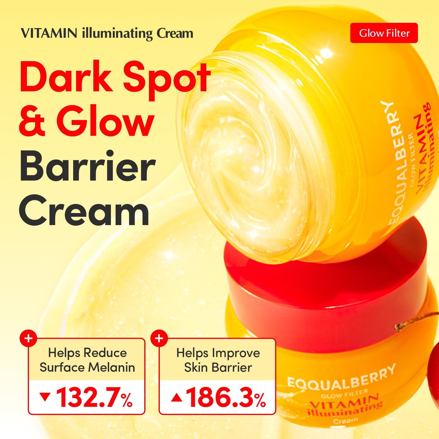 Vitamin Illuminating Cream - Vitamin C & 5% Niacinamide for Dark Spots | Lightweight Hydration & Ceramide Barrier (1.69 fl. oz / 50ml)