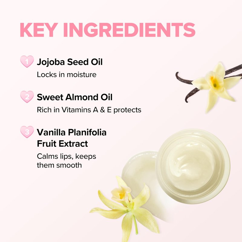 Klavuu Lip Mask Set (2PCS) – Overnight Deep Hydrating Korean Lip Balm Treatment for Very Dry, Chapped Lips | Lip Lightening & Plumping with Instant Hydration | Gentle Exfoliating (Vanilla + Vanilla)