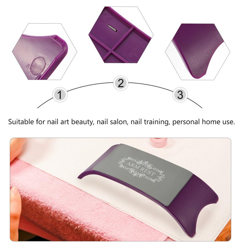 POPETPOP Nail Arm Rest Wrist Cushion Hand Pillow for Manicure Nail Art Salon Training Home Use Comfortable Ergonomic Design