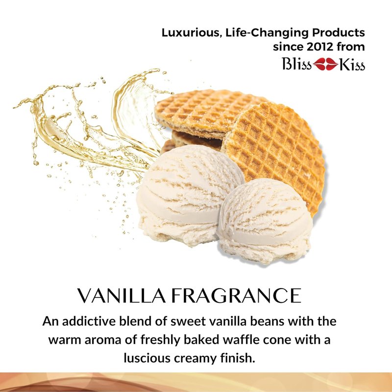 Bliss Kiss | Nail Oil Cuticle Pens - 4 Vanilla Fragrance with Vitamin E & Jojoba for Stronger Nails