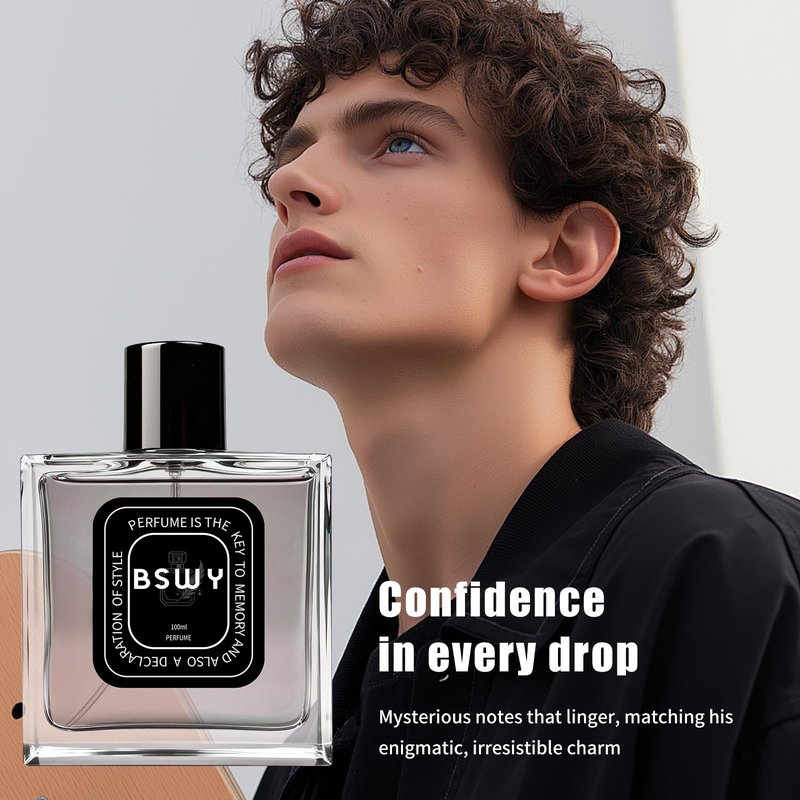 Perfume for Men - Long-Lasting Pheromone Cologne Eau de Toilette - Fresh & Seductive Scent with Almond, Citrus, Cedar, Vanilla & Rosemary Notes - 100ml / 3.4Fl Oz