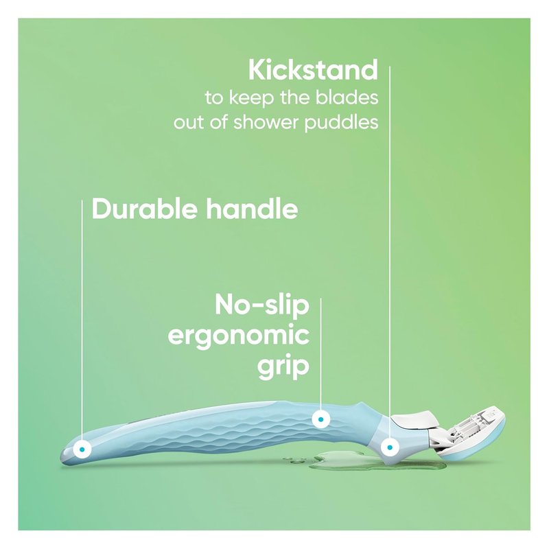 Gillette Venus Extra Smooth Women's Razor - Ergonomic Handle & Shower Holder | 1 Handle + 2 Refills