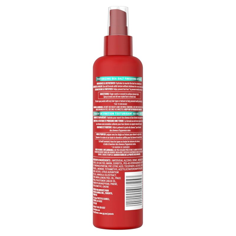 Old Spice Sea Salt Hair Spray - Texturizing Finishing Spray for All Hair Types | Medium Hold, 8.5 fl oz