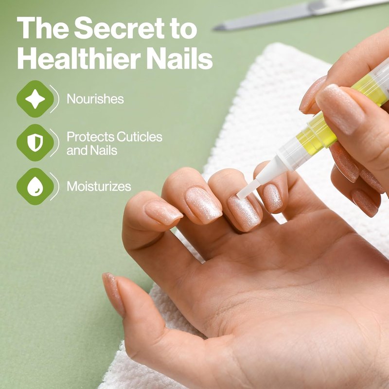 Regine Switzerland Cuticle Oil Pen - Vitamin E Nail & Cuticle Moisturizing Oil - Mess-Free Brush for Dry Cuticles