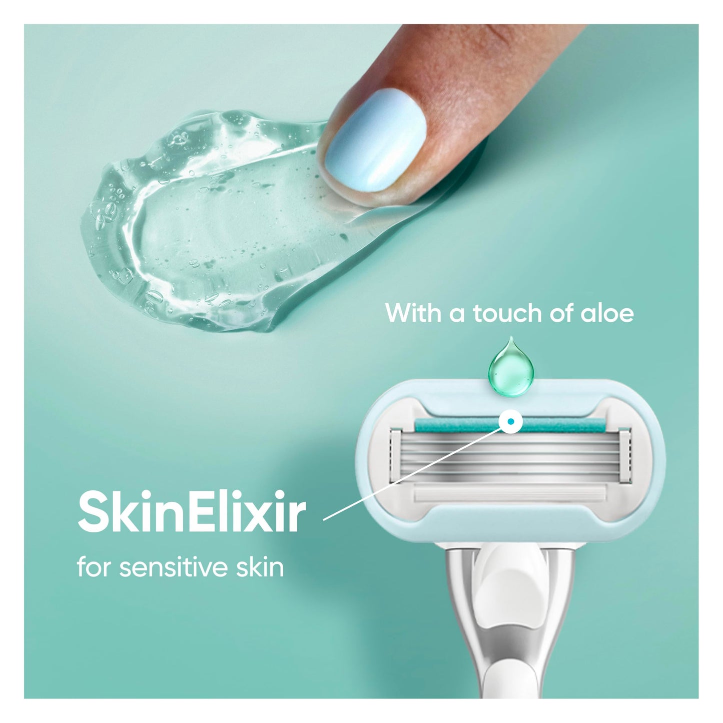 Venus Deluxe Smooth Sensitive Women's Razor Blade Refills, 4 Count, Holiday Gifts for Women