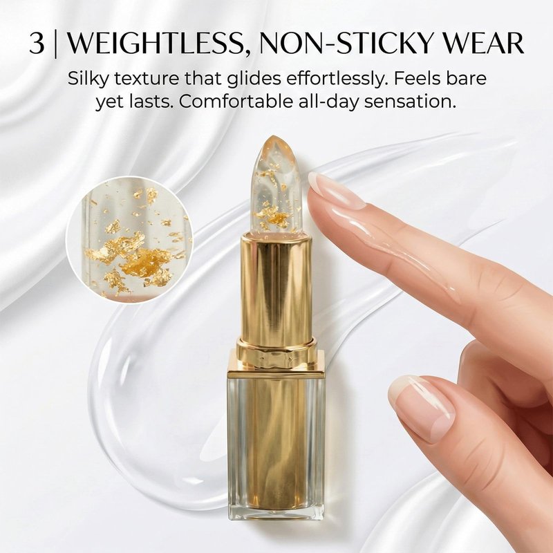 Areliaa Lipstick，areliaa signature lipstick，Clear That Changes Color with Ph, Deep Nourishment, Keeping Makeup (2PCS)