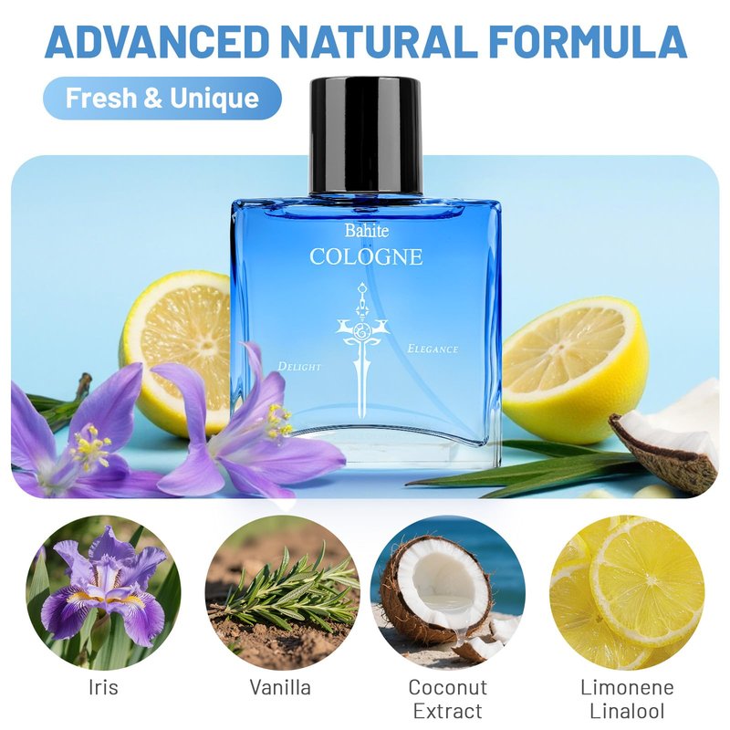 Pheromone Cologne for Men, 1.7fl.Oz Long-Lasting Scent Pheromone Perfume, Men's Cologne Fragrance to Enhance Confidence & Attraction, Perfume to Attract Women, 50 ml (pack of 1)