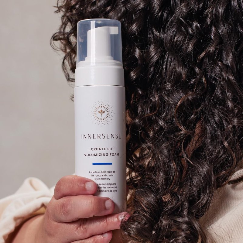 INNERSENSE Organic Beauty - Natural I Create Lift Volumizing Foam | Non-Toxic, Cruelty-Free, Clean Haircare (NEW Packaging, 6 fl oz | 177 ml)