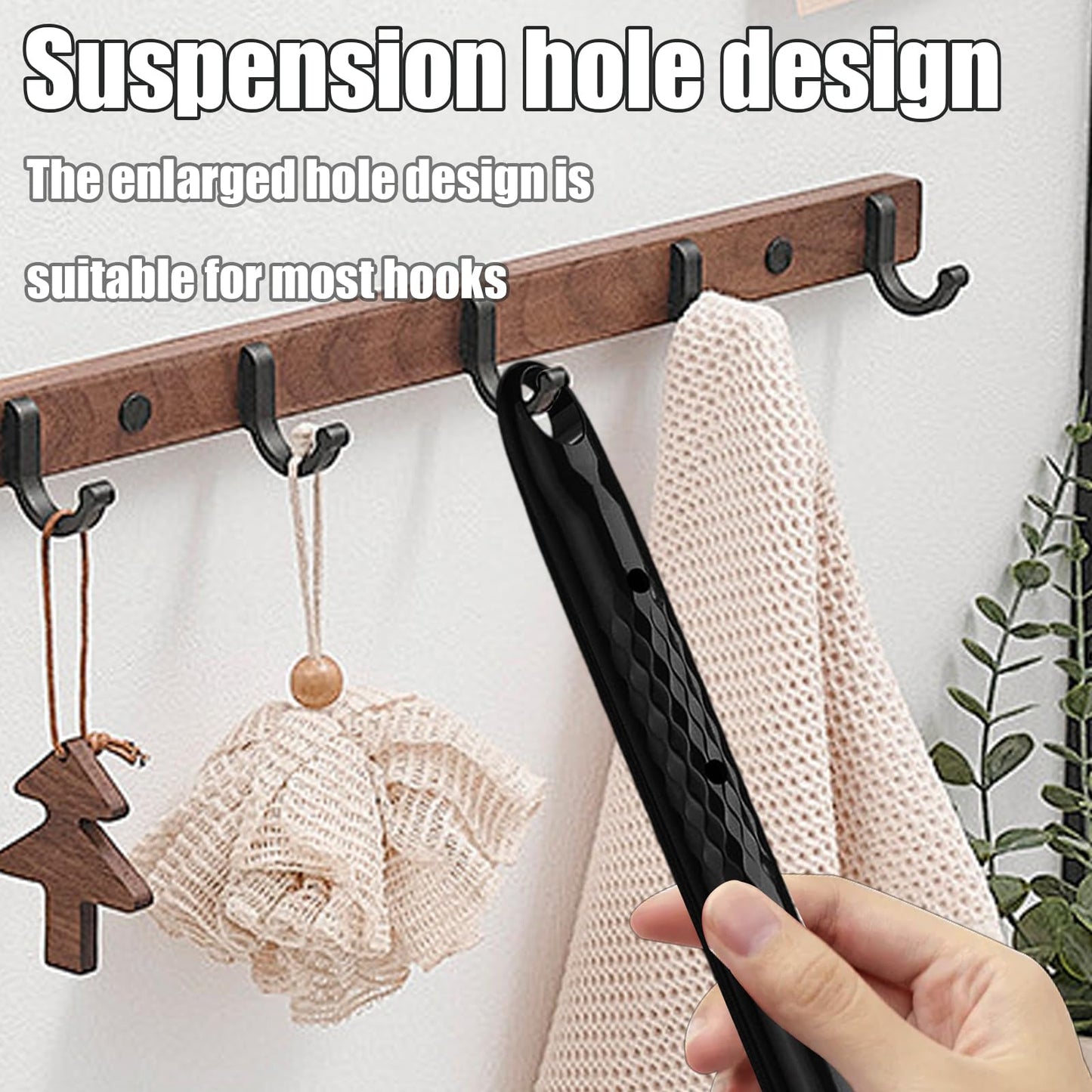 Silicone Back Scrubber for Shower, 16''- 24' Adjustable Long Handle Shower Back Brush, Dual-Sided Body Brush for Exfoliating, Massage & Rich Foam, Perfect Bath Scrubber for Men, Women