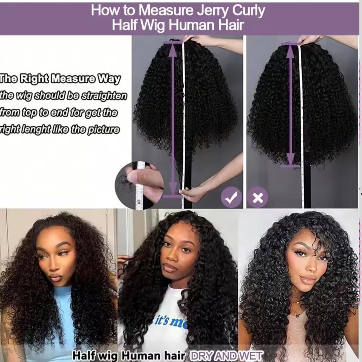 VIPbeauty Kinky Curly Half Wig Human Hair 200 Density 3 In 1 Seamless Flip Over Glueless Wear and Go Beginner Friendly Burmese Curly Half Wig Human Hair Drawstring Headband 26 Inch