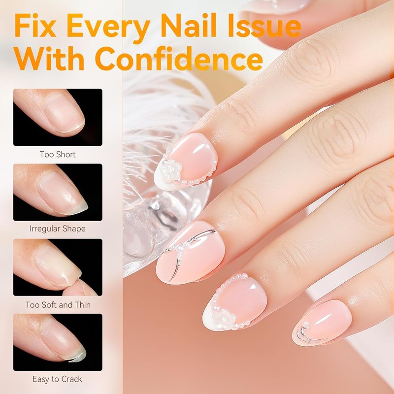 Makartt Almond Nail Tips: 510pcs Full Cover Extra Short Fake Nails, 15 Sizes Soft Gel Half Matte Pre-shape Soak Off for Press on Nails DIY for Extension No Crease Acrylic Nail Manicure Salon Home