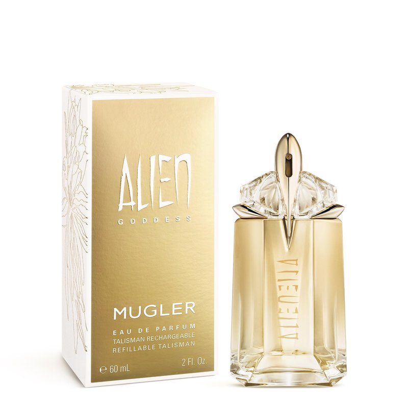 Mugler Alien Goddess - Eau de Parfum - Women's Perfume - Floral & Woody - With Bergamot, Jasmine, and Vanilla - Long Lasting Fragrance - 2.0 Fl Oz