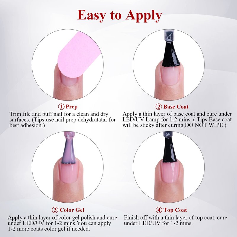 Ozzeal Gel Polish, 0.5 Fl Oz Christmas Green Gel Nail Polish Autumn Winter Soak Off LED UV Gel Nail Polish Art Starter Manicure Salon DIY Nail Gel Polish