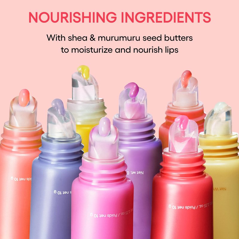 LANEIGE Lip Glowy Balm – Taro Bubble Tea | Lightweight Lip Care with Shea & Murumuru Butters for On-the-Go Hydration