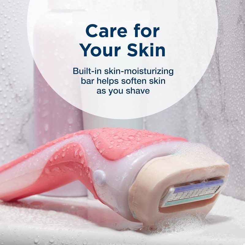 Schick Intuition Razors for Women - Lemon Berry Breeze | 1 Razor & 2 Organic Lemon Blades
