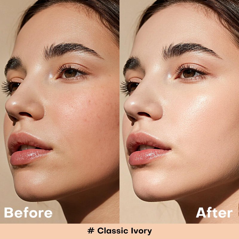 KIMUSE Color Changing Foundation, 4 In 1 Smart Shade Skin Tone Foundation Makeup, Waterproof & Long Wear with Glycerin & Sodium Hyaluronate Tinted Moisturizer Face Makeup For All Skin Tones