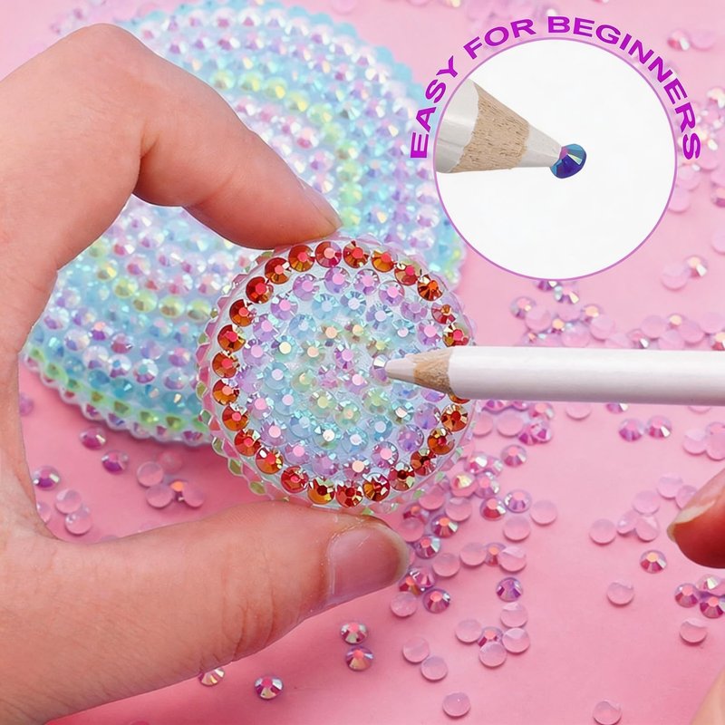 Ayzololo 42 Colors Resin Jelly Rhinestones for Bedazzling, 3mm 32000Pcs Flatback Gems Bedazzler Kit with 3Pcs 10ml B7000 Glue, Tweezer & Pickup Pen for Nail Art, DIY Crafts, Phone Cases