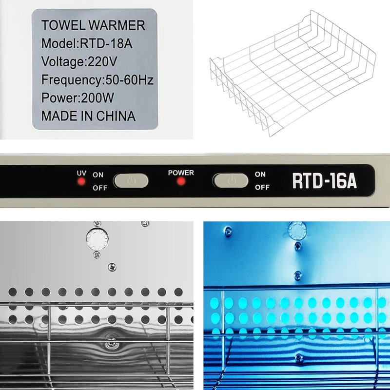 Skiennix Hot Towel Warmer - 16L Large Capacity Spa Cabinet with Fast Heating | Stainless Steel, White