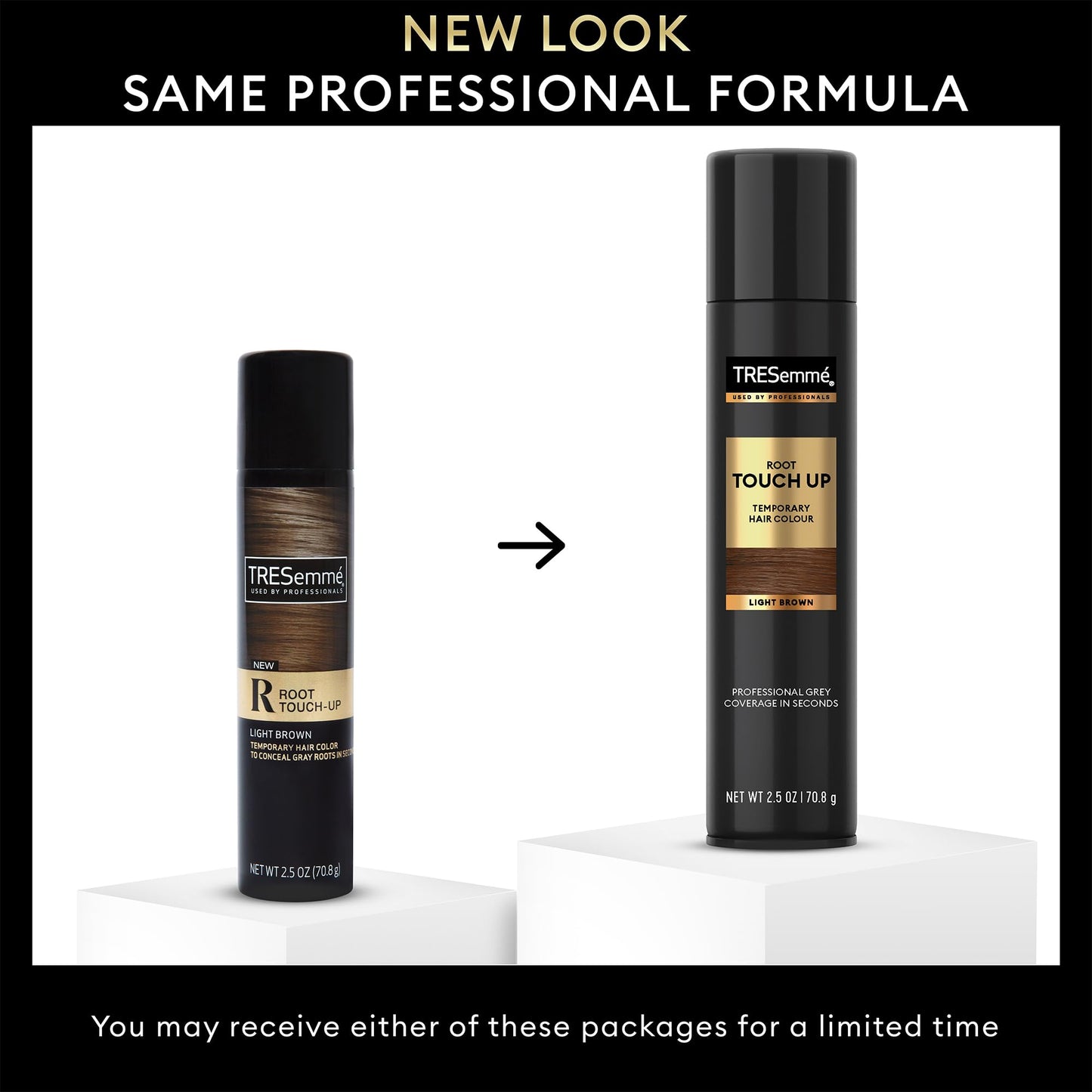 TRESemmé Light Brown Root Touch Up Spray - Temporary Hair Color for Travel, For Women and Men, 2.5 Oz (Pack of 6)