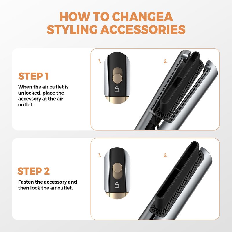 Hair Straightener 3 in 1 Wet to Dry High-Speed Airflow, Air Straightener Hair Dryer 2 Interchangeable Tool, No Heat Damage LCD Display Auto Shut-Off for All Hair Types