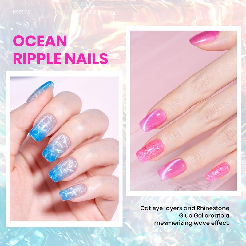 Beetles Jelly Gel Nail Polish Set - 20 Colors Summer Neon Rainbow Pink Yellow Purple Glitter Gel, Soak Off UV LED Gel Nail Kit with Base Matte Top Coat DIY Nail Art Sunbeam Jelly Gift for Women