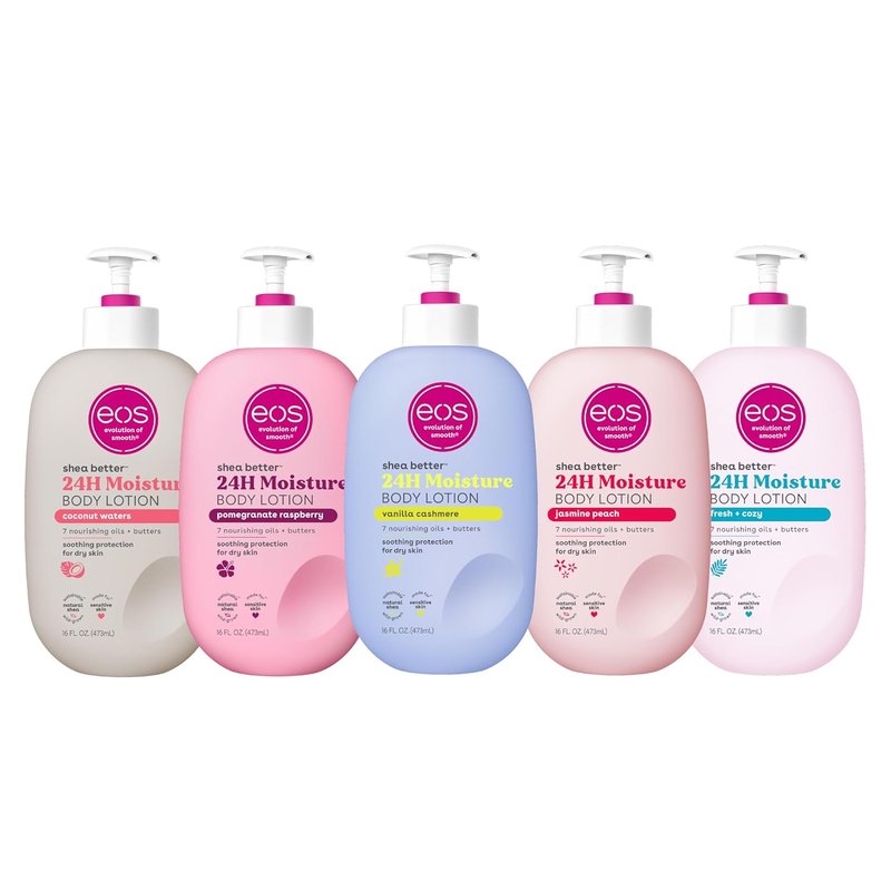 Eos Shea Better Body Lotion Bundle - Nourishing Hydration in All Scents | Perfect for All Skin Types