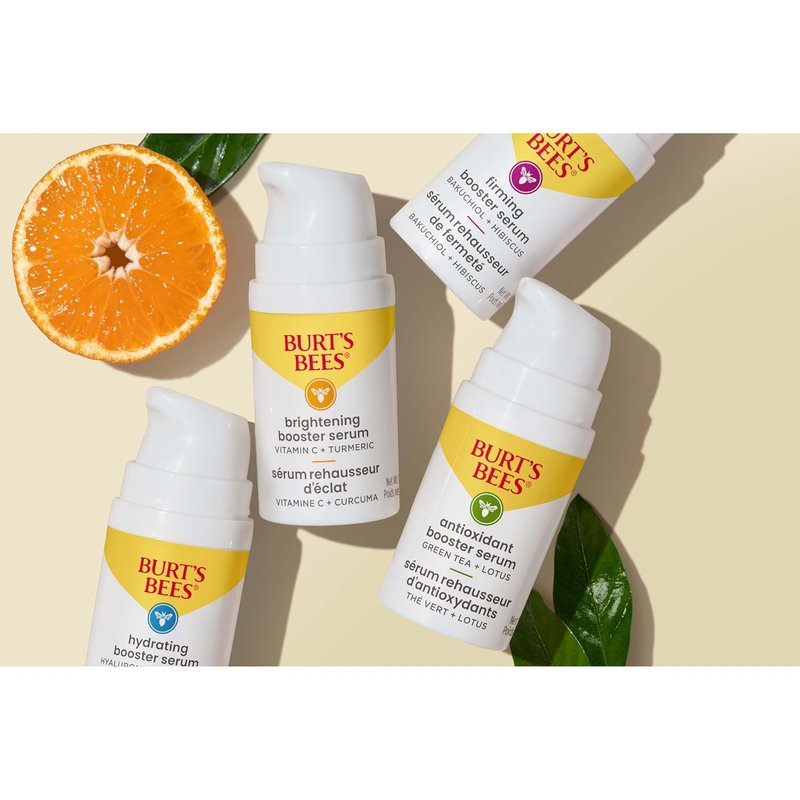 Burt's Bees Vitamin C Turmeric Facial Serum - Brightening & Hydrating for Dark Spots, Fine Lines | 1 oz
