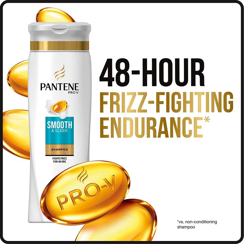 Pantene Pro-V Smooth & Sleek Shampoo, 25.4 fl oz