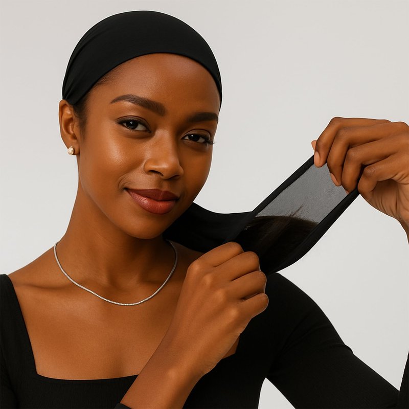 Celmuron Hair Weave Sleeve for Locs – 28Inch Black Breathable Stretch Mesh Protective Hair Sleeve Cover for Locs, Braids & Twists