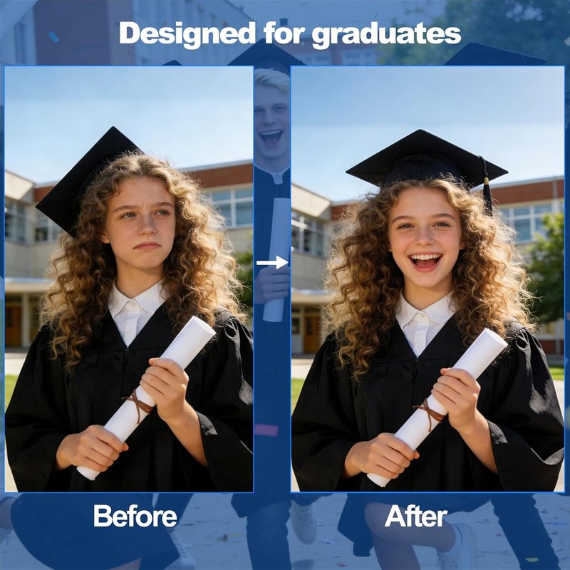 Graduation Cap Headband - Secure Hairstyle | Firm Anti-Fall Hairband for Graduates